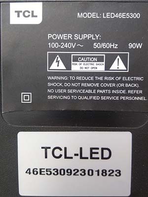 LED46E5300 | TCL | مادیران | شهاب