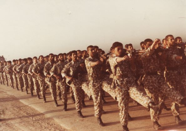 رژه نیروهای تیپ 15 امام حسن مجتبی ع در 22 بهمن شهر اهواز