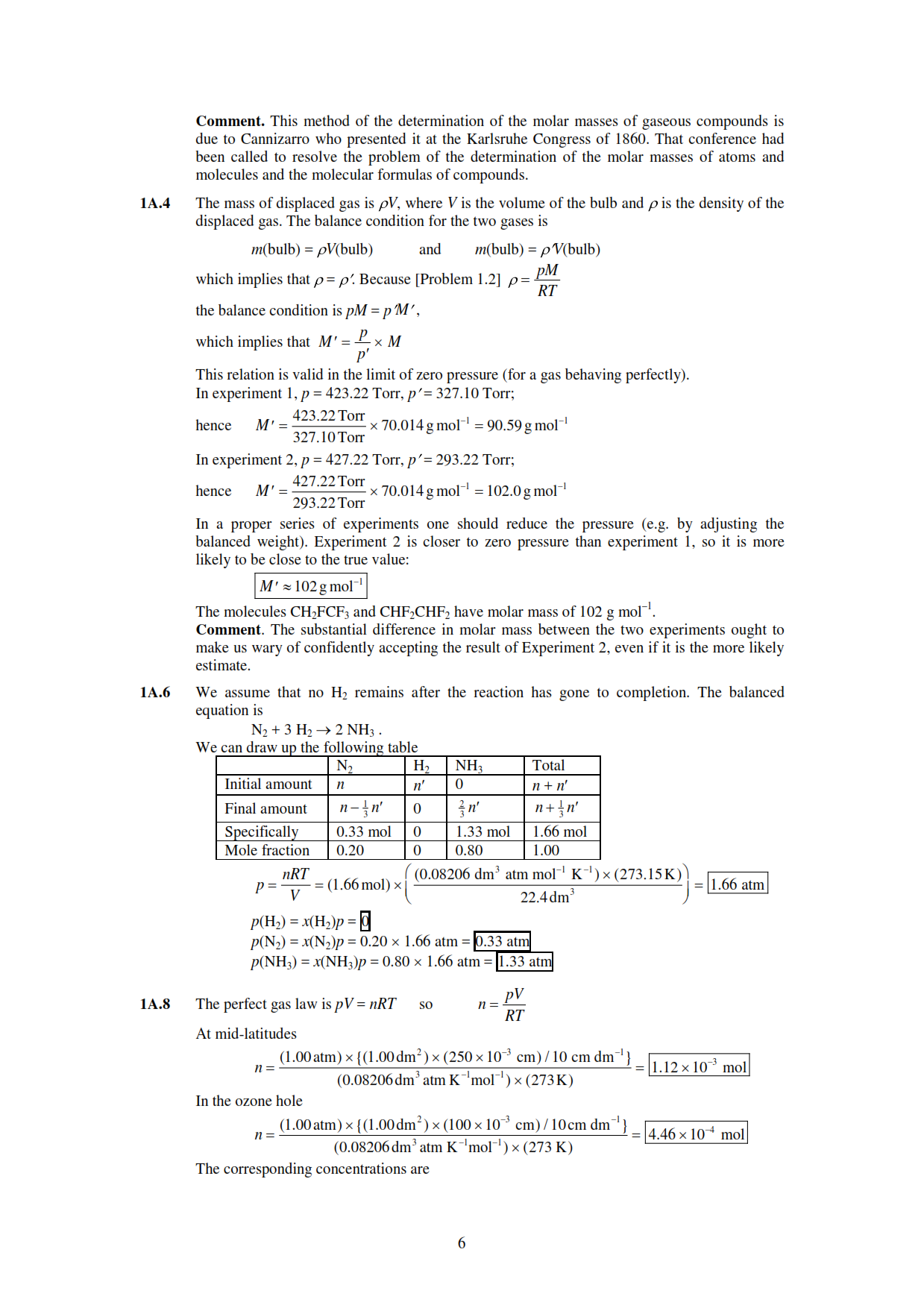Student Solutions Manual to Atkins’ Physical Chemistry 10th