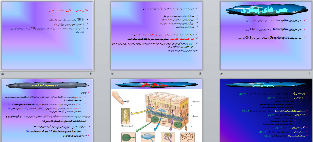 پاورپوینت حواس و حواس چندگانه انسان