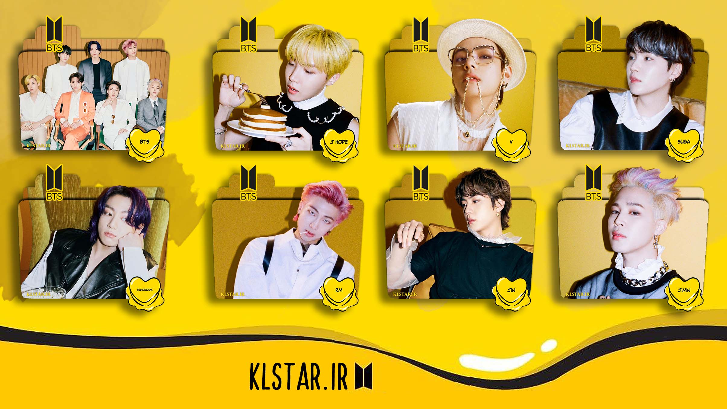 BTS "BUTTER" PC's folder BTS & ARMY