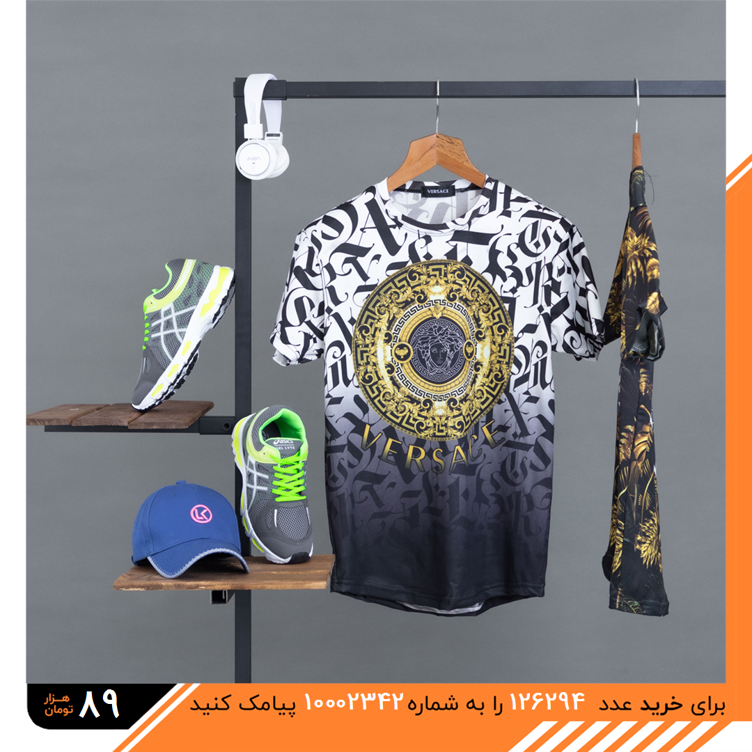 تیشرت مردانه Versach مدل 1367 عکس محصول تیشرت مردانه Versach مدل 1367