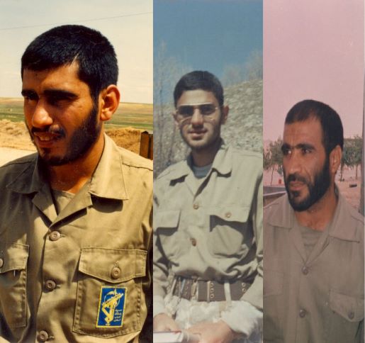 شهیدان محسن اکبری و حمید پورسعید و نگارنده