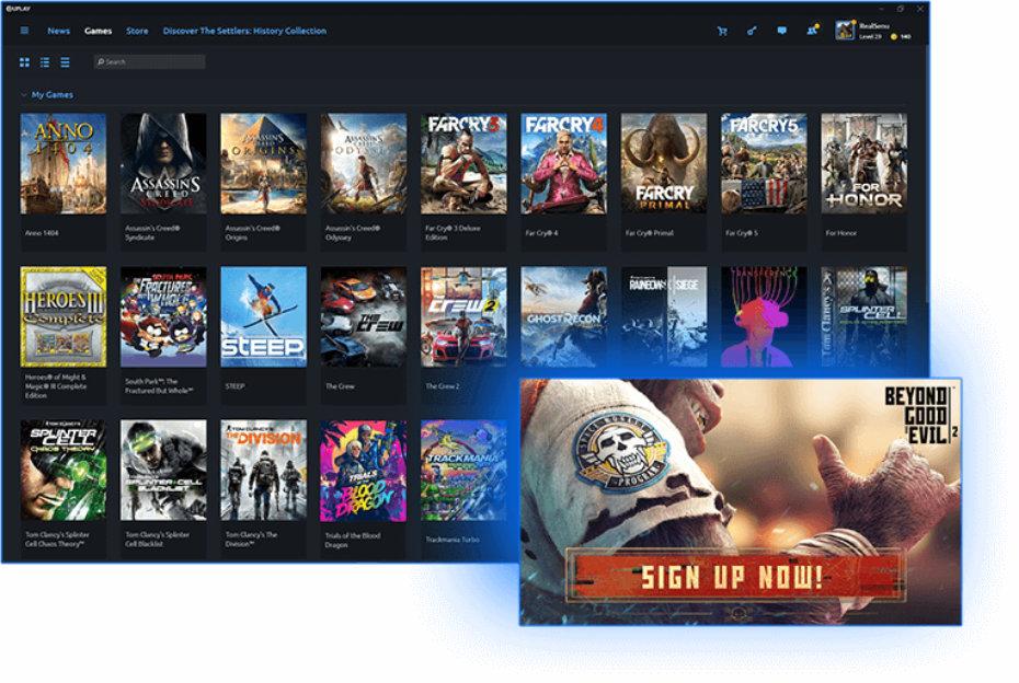دانلود یوپلی uplay مدیریت بازی های ubisoft