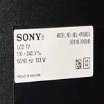 KDL47R500A | SONY | تعمیرات |گارانتی | سونی