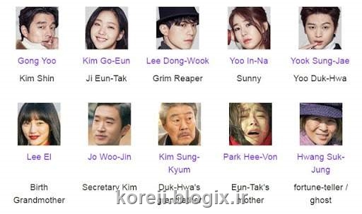  بازیگران سریال کره ای گابلین
