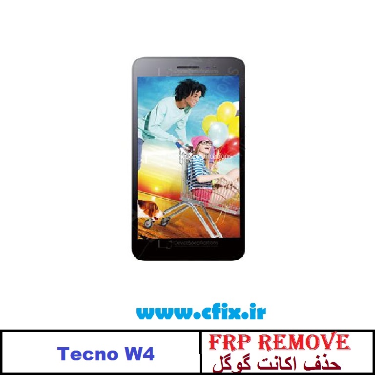 حذف اکانت گوگل frp تکنو Tecno W4