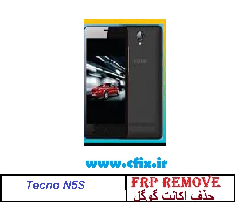 حذف اکانت گوگل تکنو FRP Tecno N5S