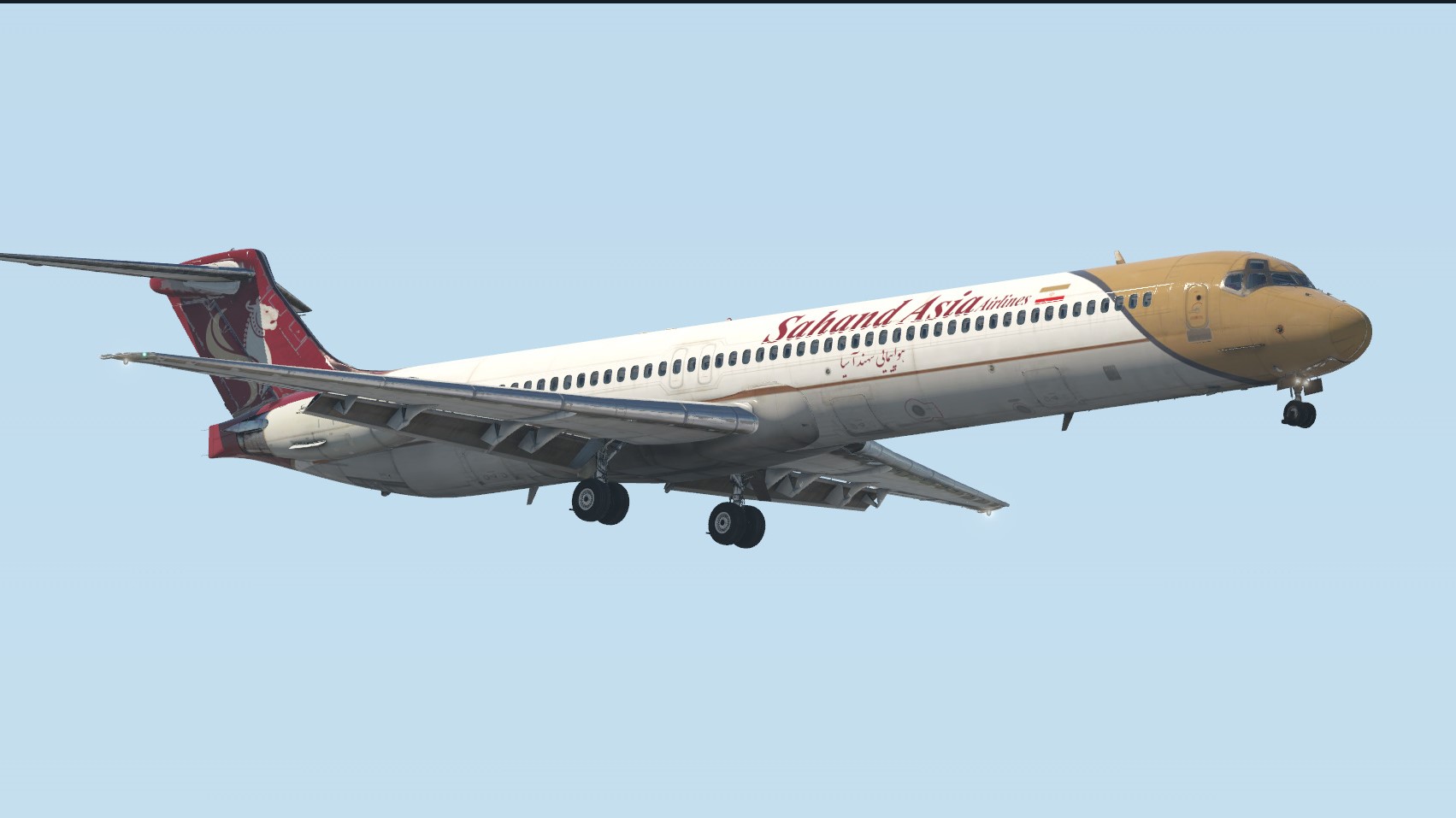 X-plane11 Sahand Asia Airlines Rotate MD-82