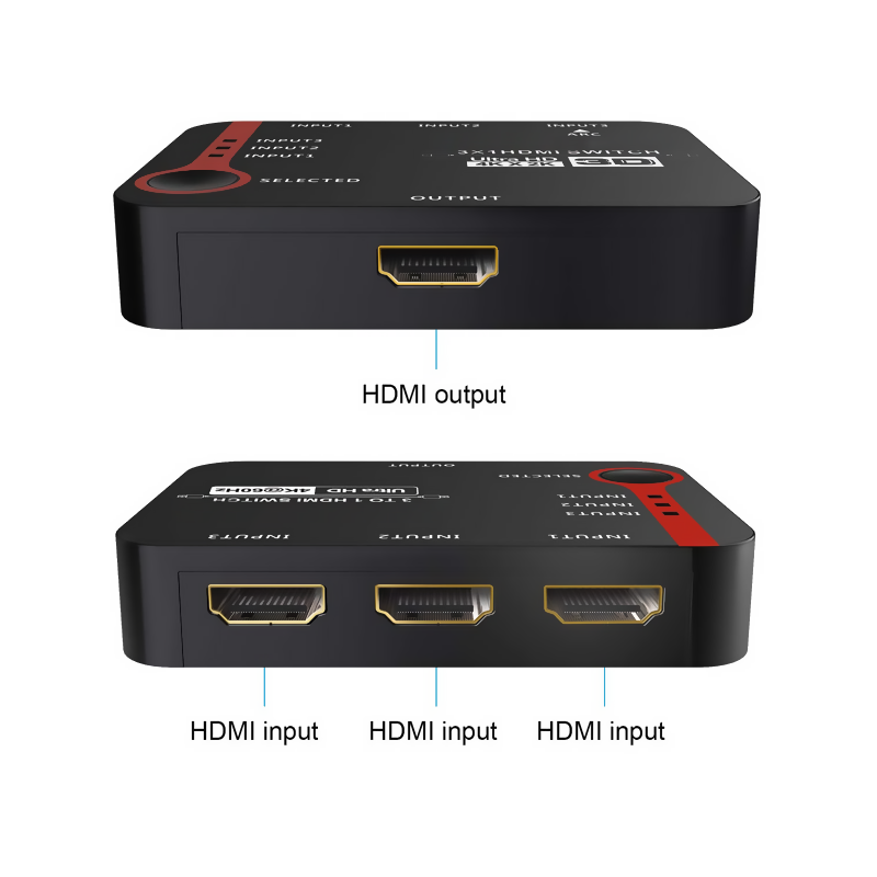 Limestone LS-HS0301 HDMI 3 Port Switch With Remote