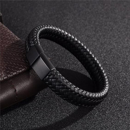 دستبند چرمی مردانه men leather bracelets