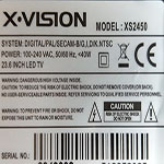 XS2450 | XVISION | بکلایت | تعمیر | تلویزیون